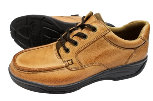 【ムーンスター SP8922 ブラウン】サイドジップメンズコンフォートレザーシューズ